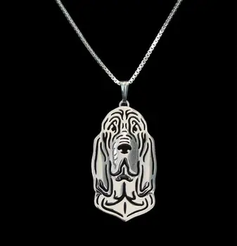

DAGNGAO fashion Newest Unique Handmade Bloodhound Pendant Necklace women chain choker necklace Dog Jewelry Pet Lovers Gift