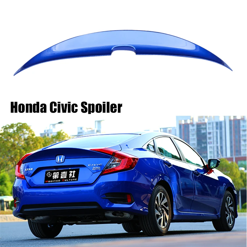JIOYNG For Honda Civic 2016 2018 Rear Wing Spoiler, Trunk Boot Wings