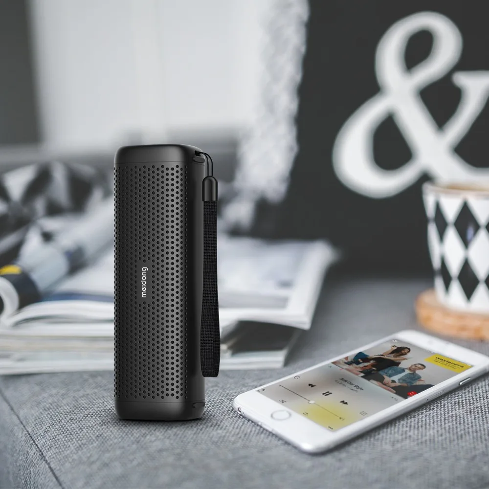 Оригинальный Meidong MD 6110 Портативный беспроводной Bluetooth динамик стерео 15 Вт TF