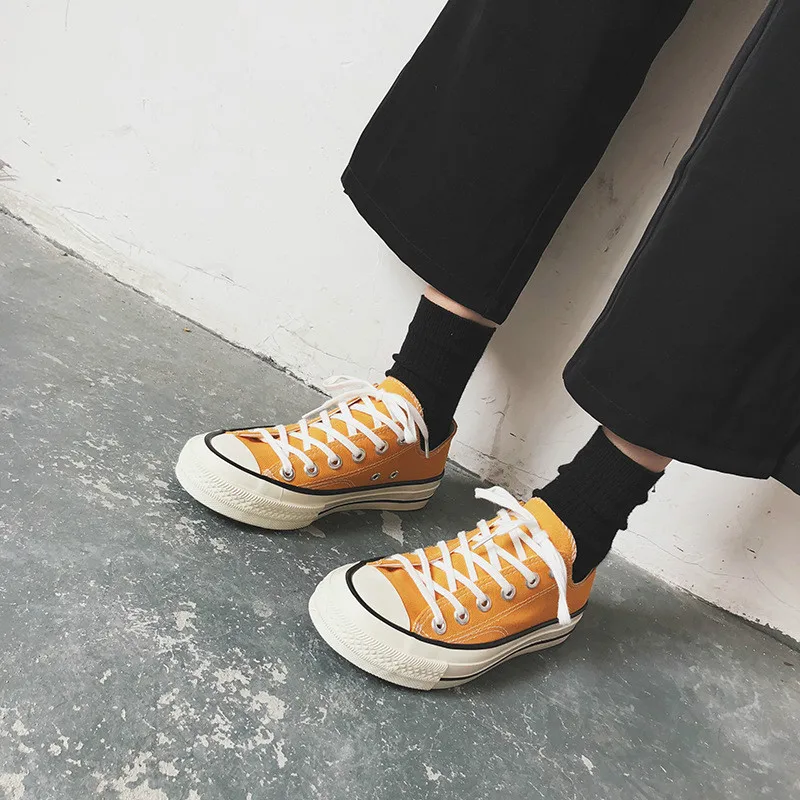 Spring Fashion Women Canvas Shoes Women's Denim Lace Up Comfortable High Quality Vulcanized Woman Ladies Sneakers | Обувь