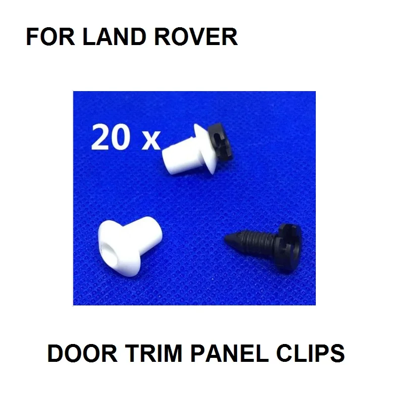 FOR LAND ROVER DEFENDER FULL INTERIOR DOOR CARD TRIM CLIP PANEL STUD FASTENER 20 SET | Автомобили и мотоциклы