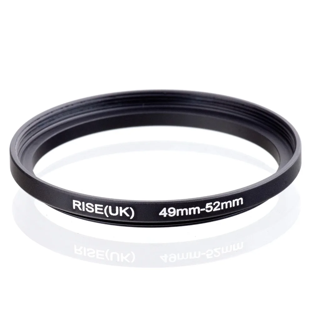 

RISE(UK) 49mm-52mm 49-52 mm 49 to 52 Step Up Ring Filter Adapter black