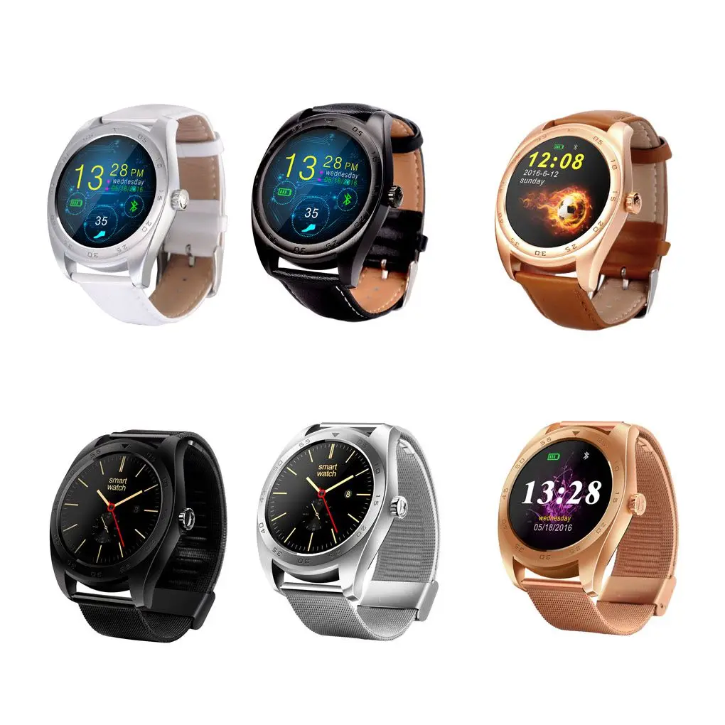 

New Sale 1.2 Inch Screen Bluetooth Wireless Pedometer Heart Rate Smart Watch Compatible for IOS Android