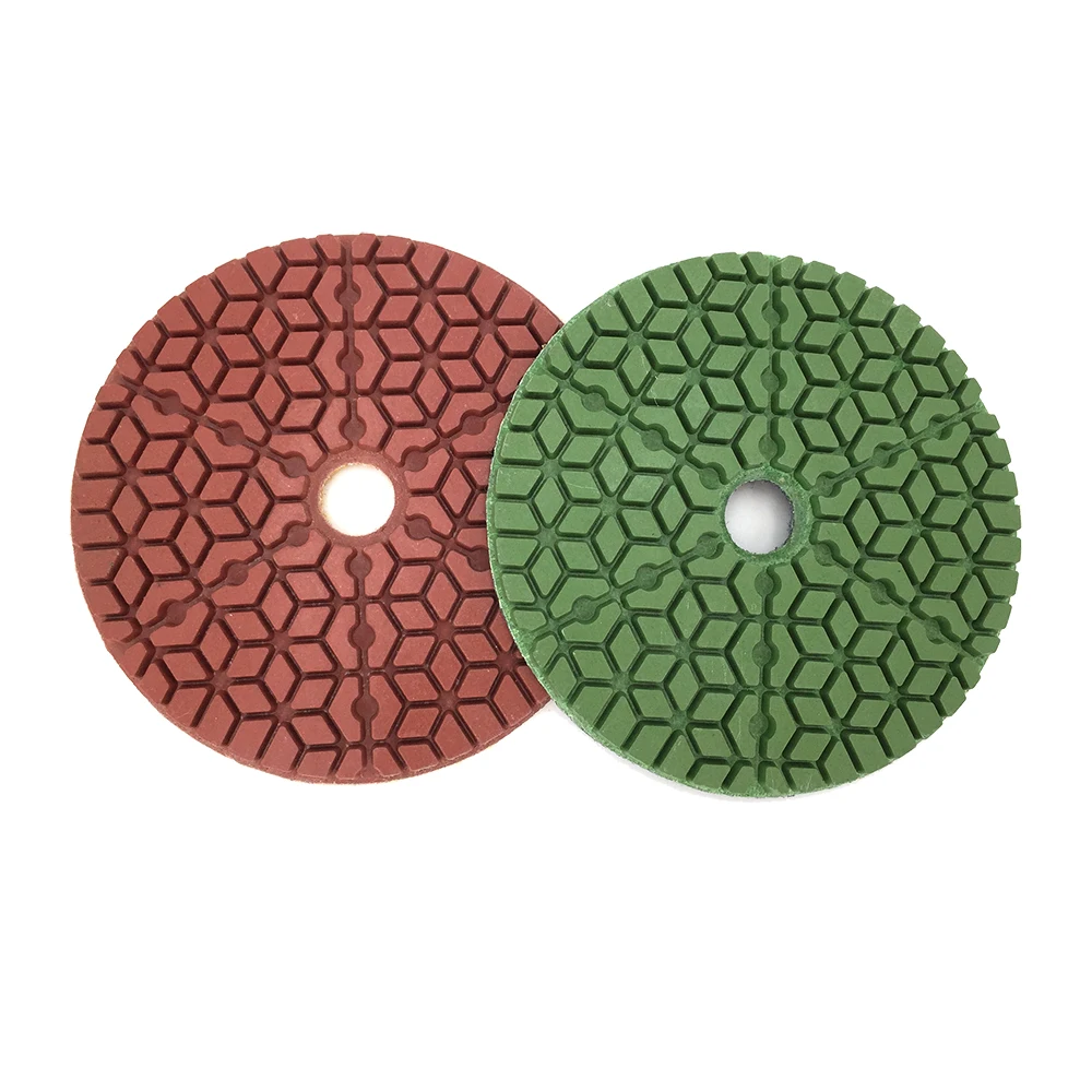 Free shipping 10Pcs/Set Marble Polishing Pad 4 Inches Diamond Sanding Disk For Granite 100mm Premium Wet Polishing Pads WPD11