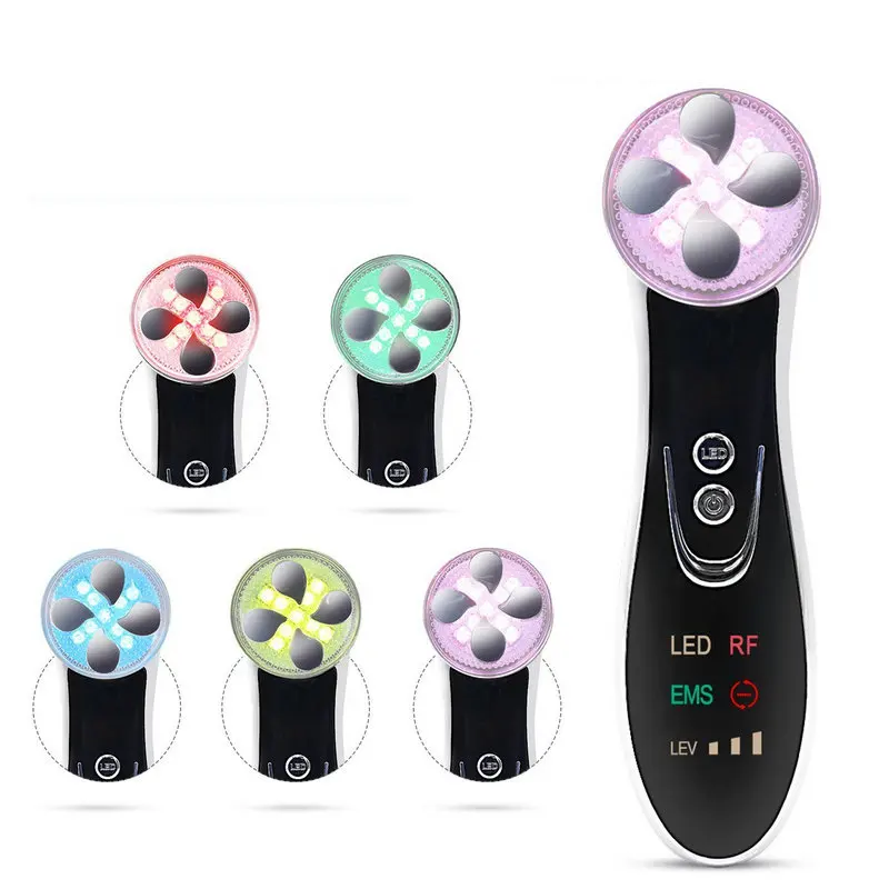 Wrinkle Removal Face Lift Device LED Light Therapy RF Radio Frequency