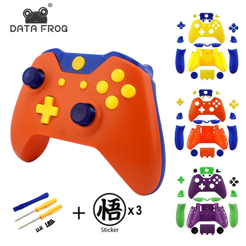 

For Microsoft Xbox One Wireless Controllers Cases Custom Matte White Replacement Housing Shell With Buttons For Gaming Gamepad
