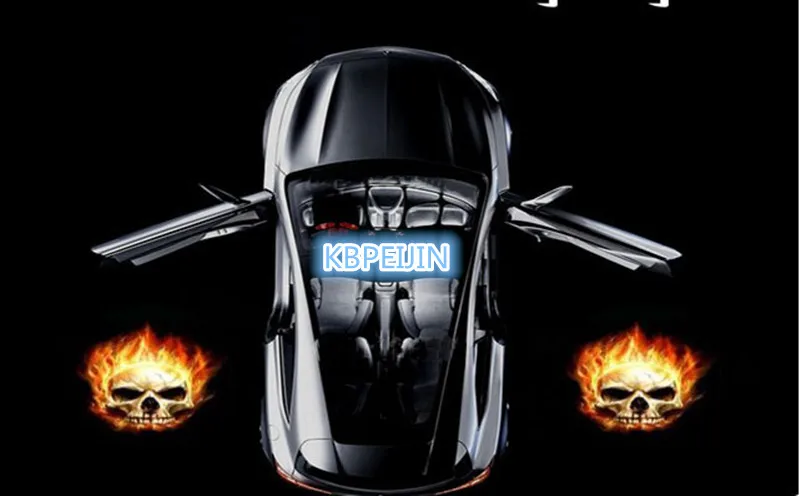 2 шт. светодиодный лазерный проектор на дверь автомобиля логотип автостайлинг