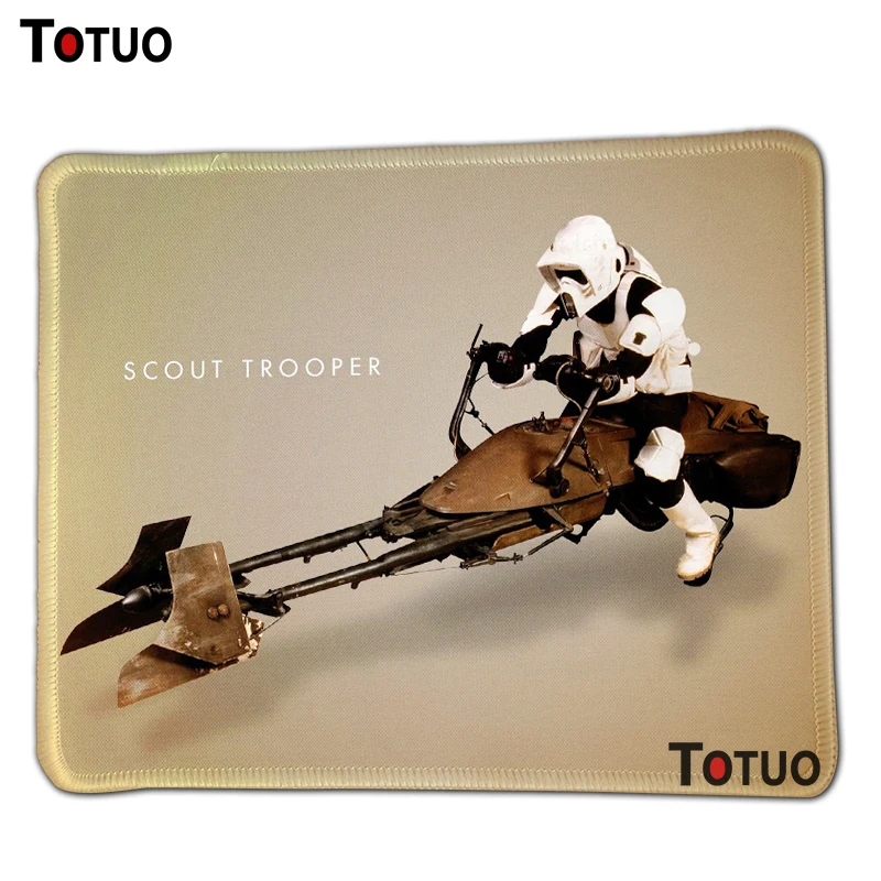DIY High Quality star wars stormtroopers Gaming Mouse pad Soft Durable Computer Silicone Mouse