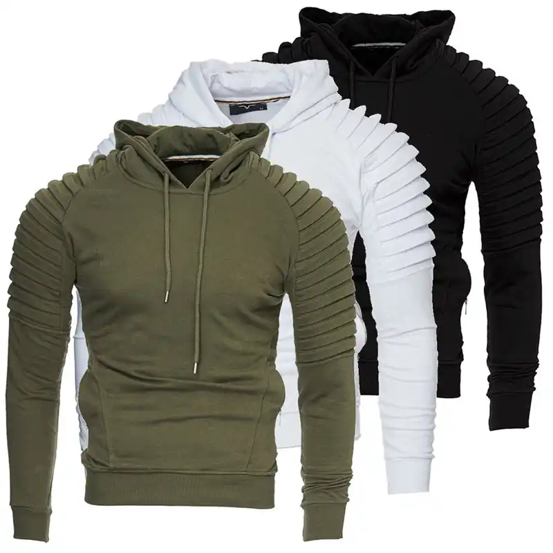 boys plain black hoodie