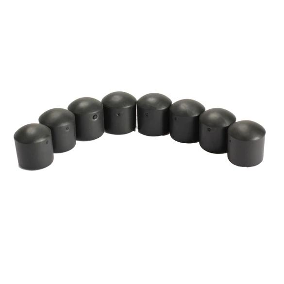 8 قطعة أسرع 5/8 بوصة الأسود فووسبالل كرة القدم طاولة كرة قدم رود النهاية غطاء كاب الجداول 88 BB55