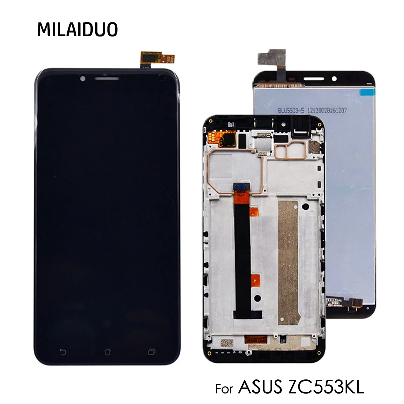 ЖК дисплей для Asus Zenfone 3 Max ZC553KL сенсорный экран дигитайзер замена сборка черный