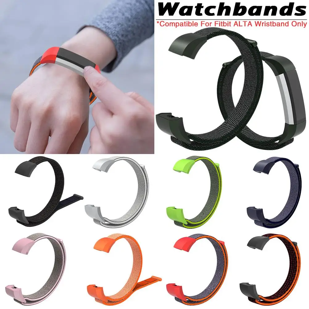 New Replacement Nylon Wrist Band Watch Strap For Fitbit ALTA Smart