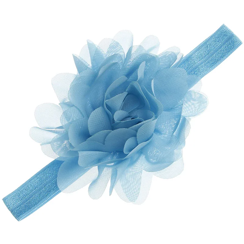 Lovely Newborn Baby Girls Chiffon Flower Headbands Toddler Headband Photography Props Infant Headband Hair Accessories crochet baby accessories Baby Accessories