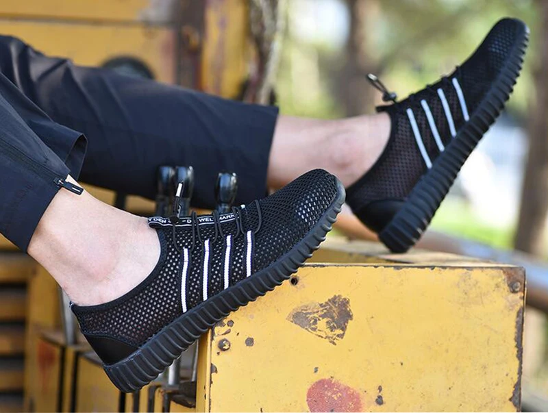 New-exhibition-Fashion-safety-shoes-Men\'s-breathable-mesh-anti-smashing-piercing-lightweight-steel-toe-cap-wear-site-work-shoes (16)