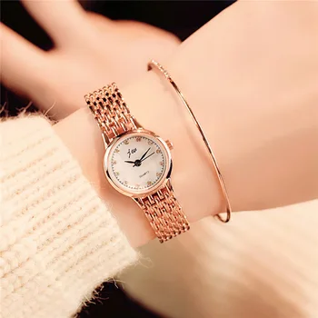 

Brand Luxury Women's Fashion Gold Watches Stainless Steel Quartz Bracelet Watch Women Rhinestone Female Clock Gifts Dropship-30