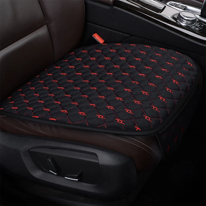 

KKYSYELVA 1pcs Universal Pu Leather Car Seat Cover Cushion Protection Pad Mat Voiture Auto Seat Protector Interior accessories