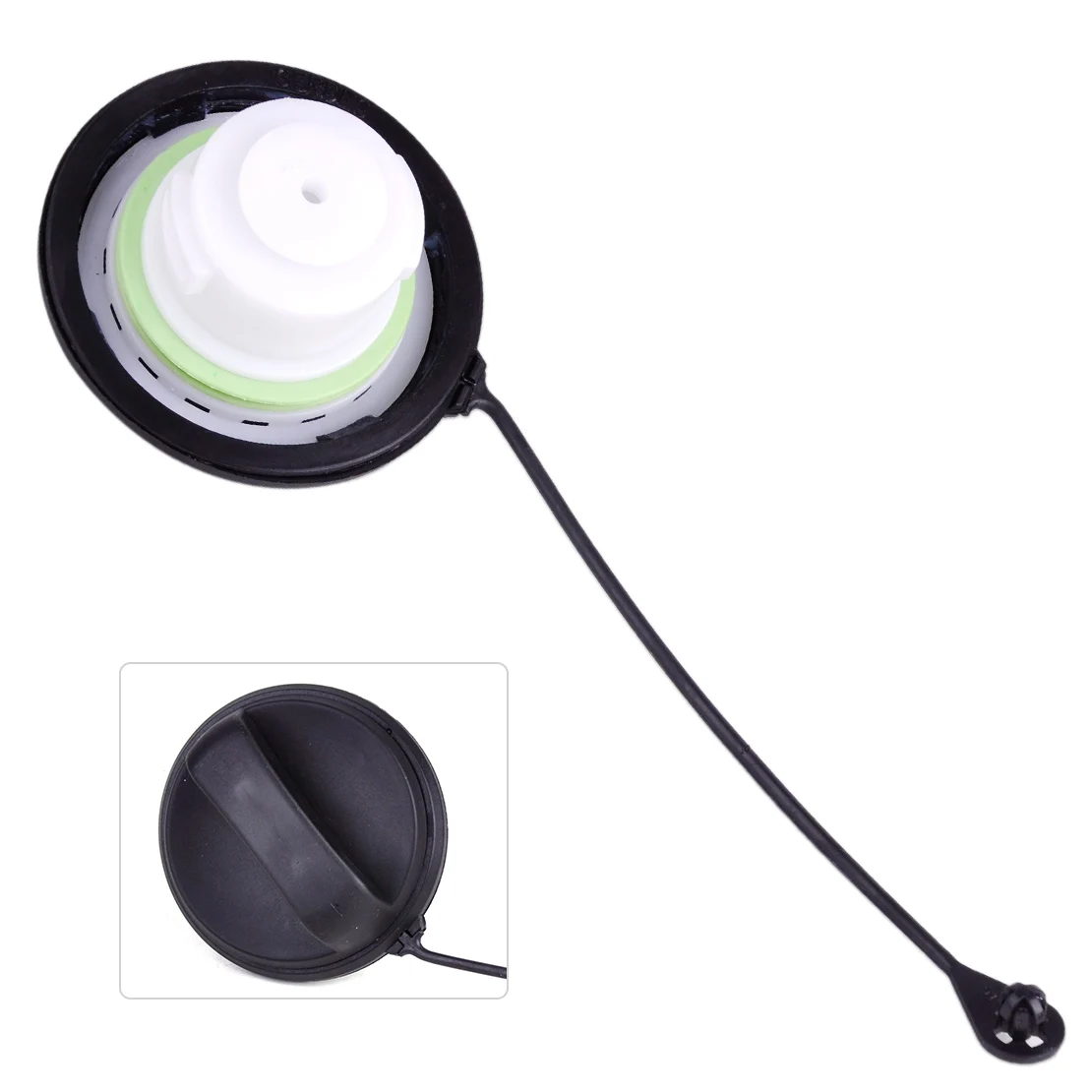 DWCX High Quality Plastic Inside Inner Fuel Gas Oil Tank Cap Cover for