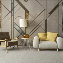 Beibehang пользовательские обои 3d Фреска Скандинавский минималистский личности абстрактная Геометрическая линия квадратная ТВ фон обои фрески