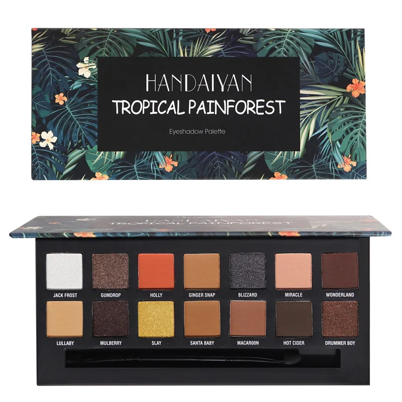 

New 14 Colors Matte Eye shadow Pallete Make Up Earth Palette EyeShadow Makeup Glitter Waterproof Lasting Makeup Easy to Wear