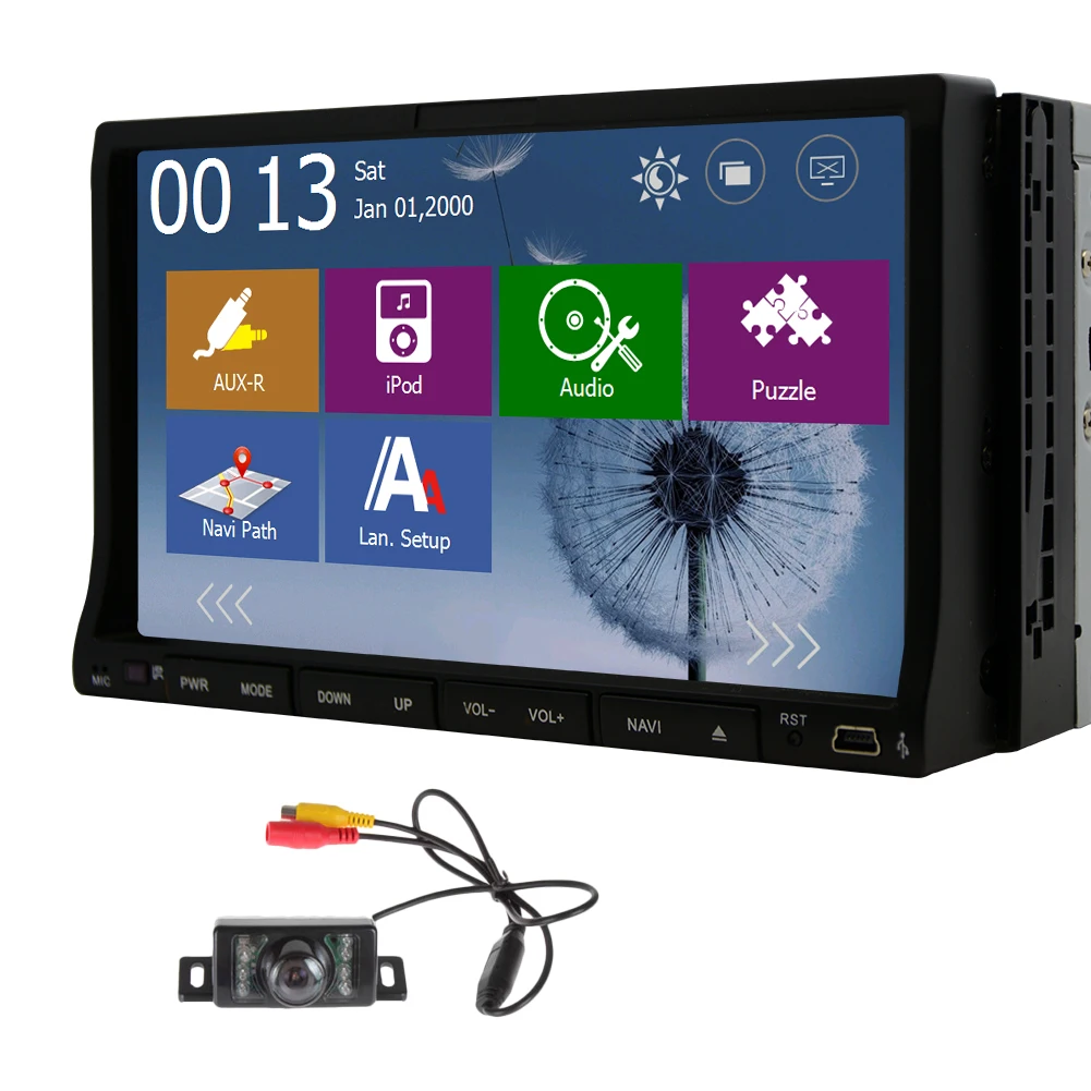 Clearance AMP Bluetooth Music Steering Wheel Radio 2 din Video Car DVD Player GPS Stereo USB Autoradio In Dash System Electronics 14