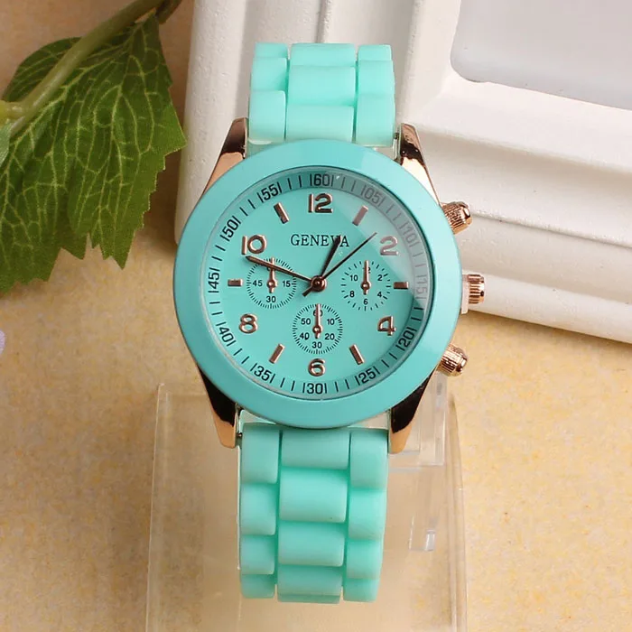 

2016 Hot Sale 1PC Women Wrist Watches Silicone Rubber Gel Quartz Analog Sports reloj mujer kol saati  Good-looking JUL 5