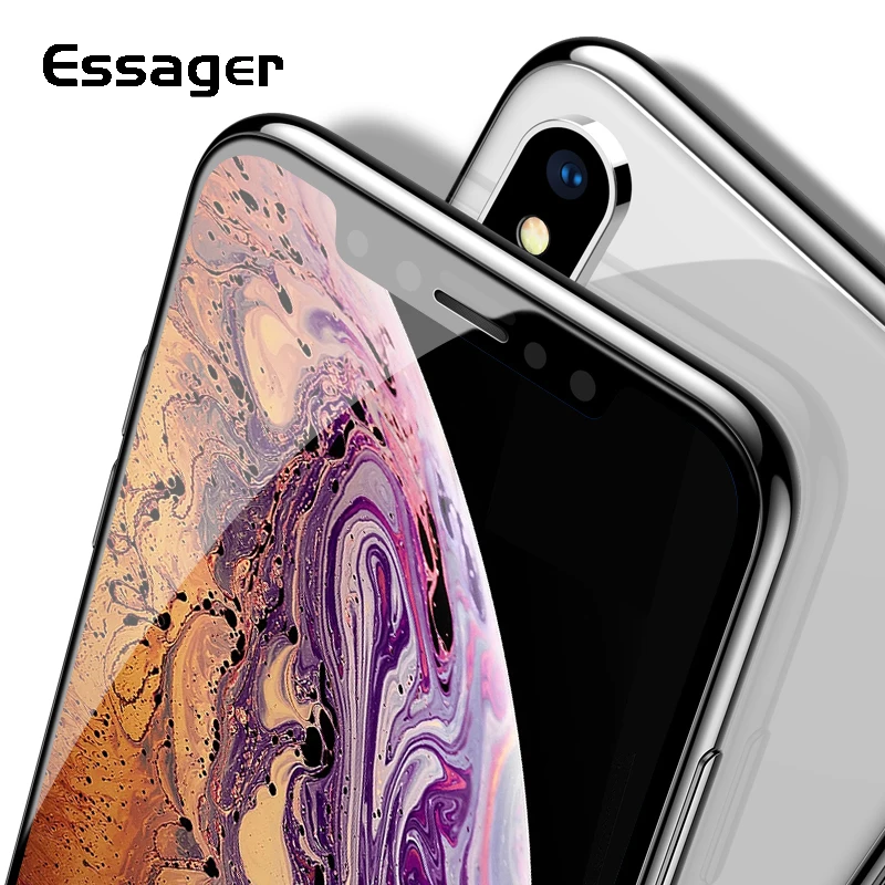 Essager 5D защита для экрана iPhone 11 Pro XS Max XR X S R закаленное стекло Передняя крышка