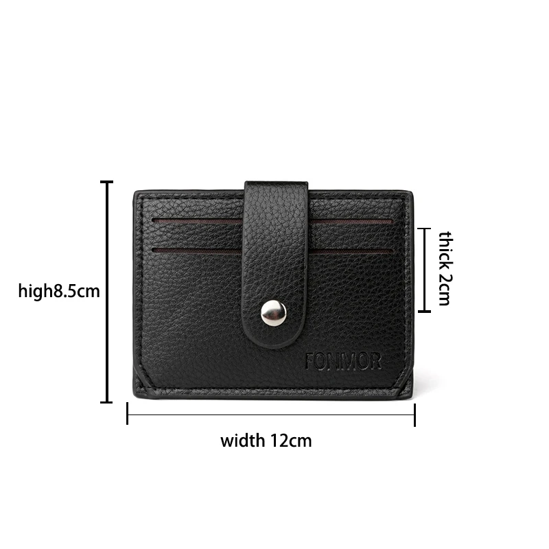 Summer Mini Buckle Purse Korean Style Light Card Package Multi-Card Bank Card Holder Male and Female Credit card Package