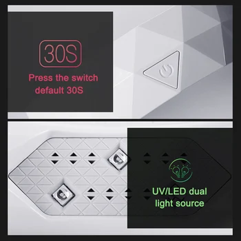 

Mini 9W USB LED Lamp Nail Dryer Rainbow Shape Curing Machine UV Gel Polish Nail Art Tool 669