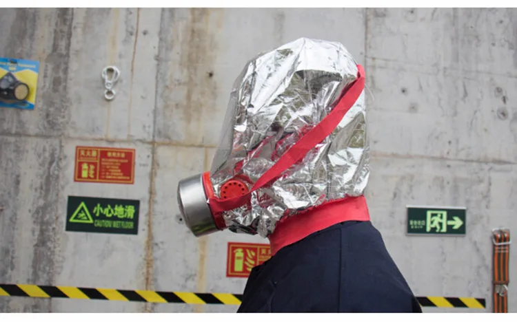 Fire Escape Mask 30 Minutes Emergency Oxygen Gas Masks Respirators  3C certification Smoke Toxic Filter Mask with packing box (6)