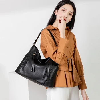 

Vintage Women's bags Designer Luxury Handbag Leather Woman Shoulder Bags Female Top-handle Bags Sac a Main Fashion Messenger bag