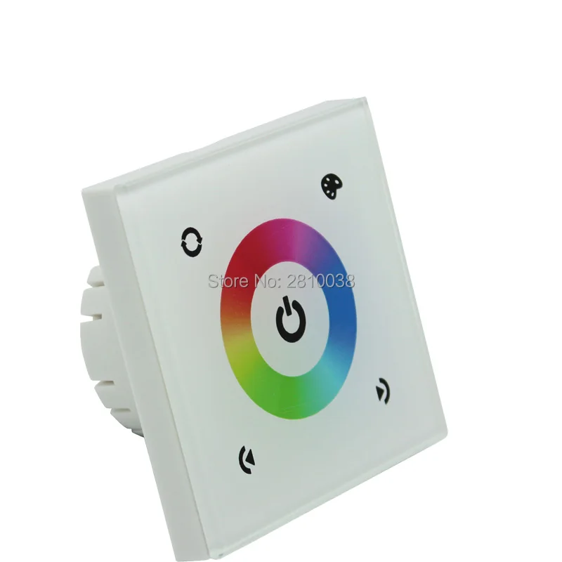 2 шт./лот 3 канала RGB led контроллер ЕС/США rgb Полный Цвет DC 12 24 В Сенсорная панель