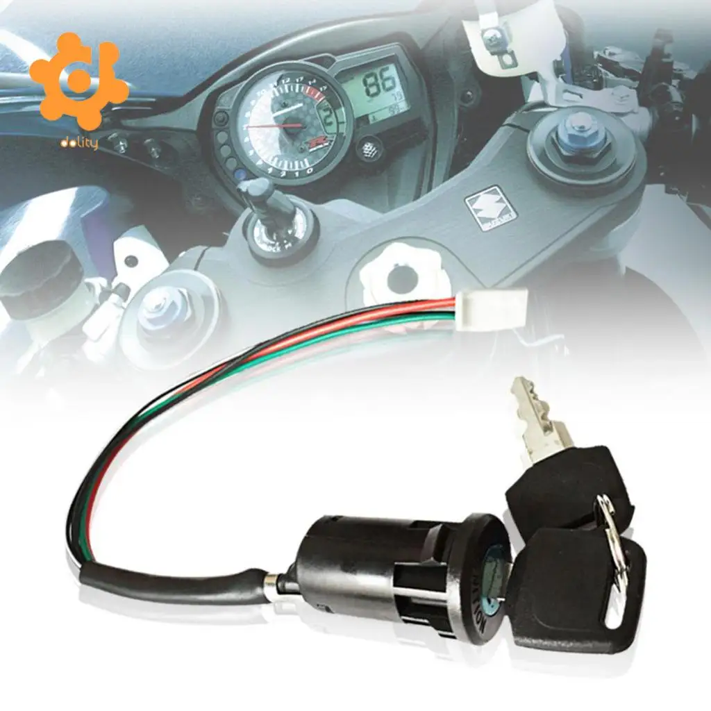 Universal Motorcycle Ignition Switch Key For Honda Yamaha Suzuki Quad