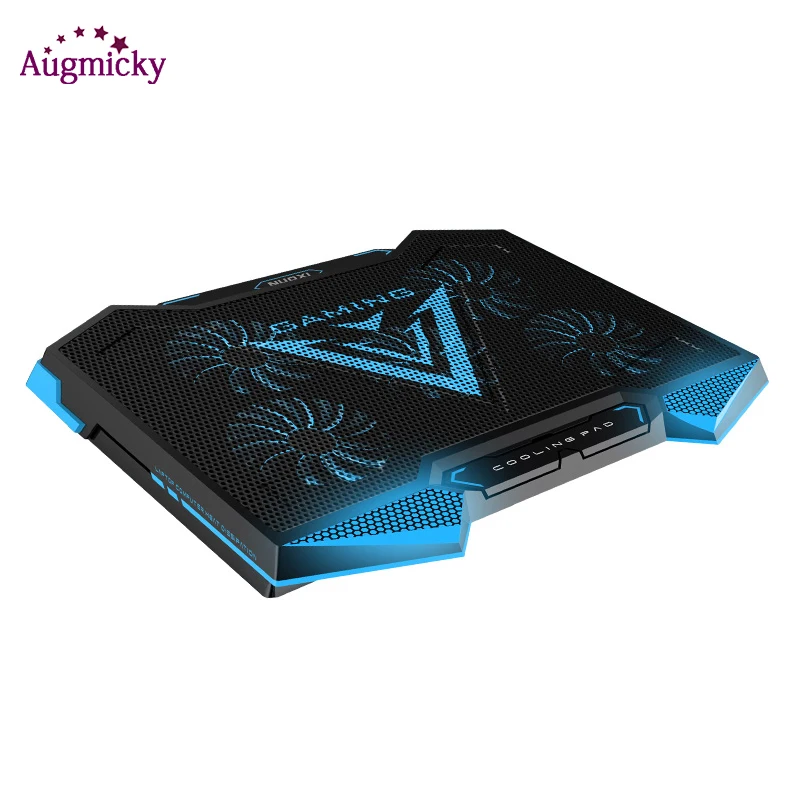 2018 New Notebook PC Cooler Laptop Cooling Pad Stand Air Cooled 5 Fans USB Ergonomics Adjustable Holder for 12-17 inch Laptop