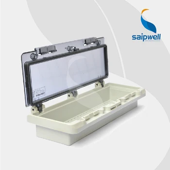 

163*95*43mm IP67 Transparent Contact Protection Window Hood for Distribution Box (PWH-0412)