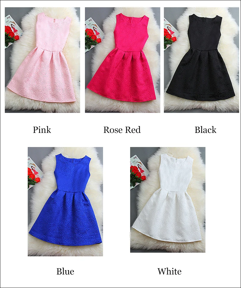 Kostlish New Fashion Summer Women Dress O-Neck Sleeveless A-Line Mini Casual Dresses 2017 Elegant Evening Party Dresses Sundress (35)