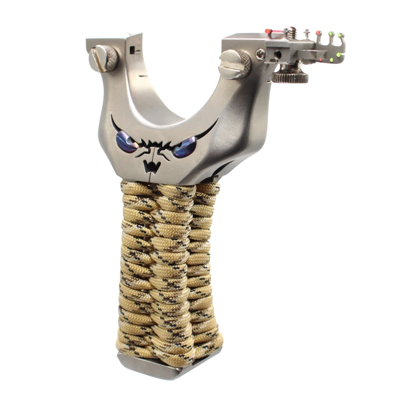 

Top titanium ergonomic slingshot design Professional athletic competition dedicated projector Permanent collection Slingshot