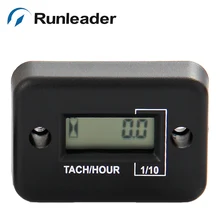 Газовый двигатель MX Индуктивный черный Тахометр Счетчик часов для бензинового двигателя яма Мотоцикл морской планер ATV газонокосилка