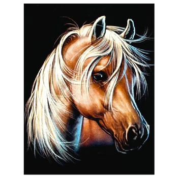 

Diamond Painting Full Square 5D DIY Diamond Embroidery Animal horse Diamond Mosaic handwork picture of rhinestones Diamond FG26