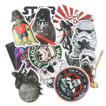 

25 Kinds Star Wars Waterpoof Fuel Cap Creative Sticker For Skateboard Laptop Luggage Fridge Phone Styling Home Toy Sticker