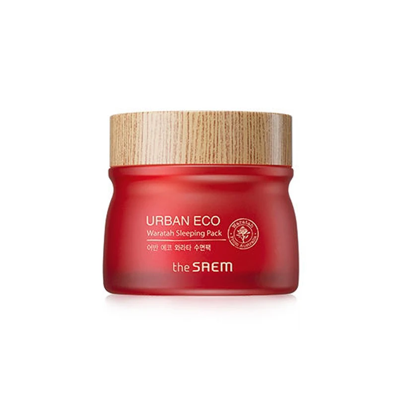 SAEM Urban Eco Waratah Спящая маска 80 мл отбеливающий крем увлажняющая для лица Sebum control