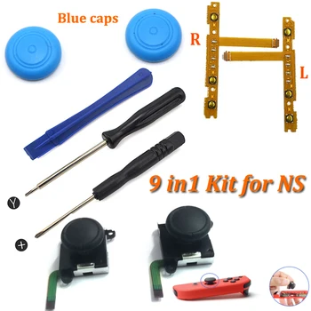 

9 In1 Replacement 3D Analog Joystick ThumbStick For Nintend Switch Joy Con Controller Sensor Module Potentiometer Repair Tool SL
