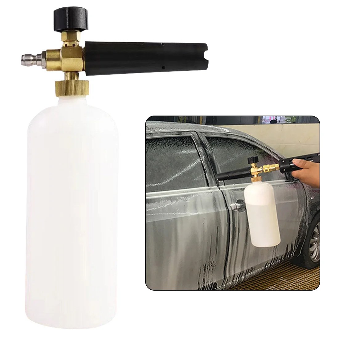 

High Pressure Foam Gun for Karcher Series Snow Foam Soap Lance Professional Foam Generator Car Washer 1/4" Quick Release