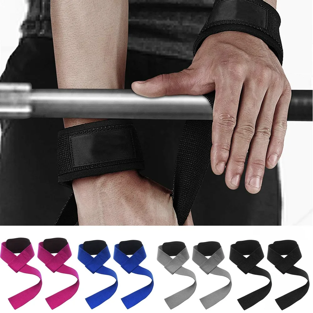 2018 Hot Lifting Straps Gym Belt Barbell Wraps Hand with Wrist Support