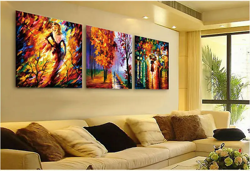 3 Pieces Hot Landscape Modern Abstract Canvas Painting Home 3 Pieces Hot Landscape Modern Abstract Canvas Painting Home Decorative Wall Art Picture On Prints In Calligraphy From Garden