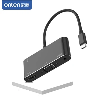 

4K Type C to HDMI VGA HDTV 3.5mm Audio Cable Adapter USB 3.0 for Samsung S10 S9 S8 5G Note 8 9 Huawei P20 P30 Pro LG Phone to TV