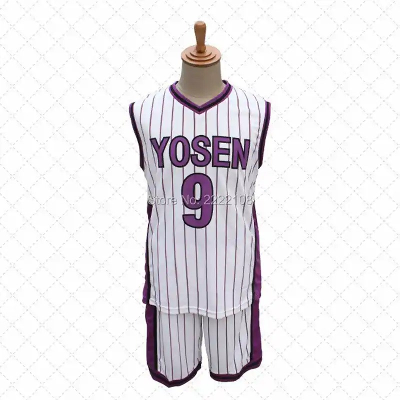 cosplay costume Sportswear Kuroko No Basketball YOSEN Murasakibara Atsushi 9#