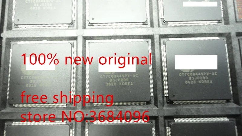 CY7C09449PV-AC CY7C09449PV CY7C09449PVAC 100% Новинка Бесплатная доставка 1 шт.-20 шт./лот | Обустройство