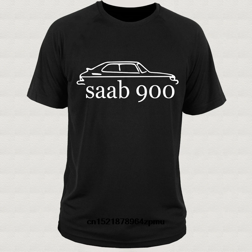 Для мужчин футболка модные Сааб 900 Мода оригинальность Graphic Top ClothingTee рубашка