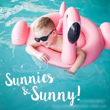 Летний детский розовый Фламинго сиденье лодка надувной Лебедь Надувные изделия для плавания игровой бассейн игрушки Чистая сумка надувной круг