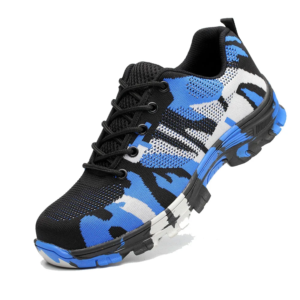 

Outdoor Men's Plus Size Outdoor Steel Toe Cap Work & Safety Boots Shoes Men Camouflage Army Military Puncture Proof Boots